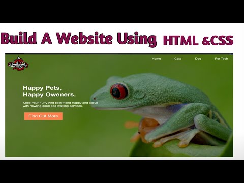 Make website in 10 minuts Using only HTML&CSS ||Only Code