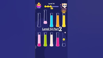 Get color Level 54 game.#mobilegaming #gaming #androidgames #getcolor #pageforyou #cupcut #shorts