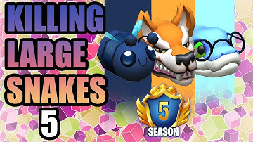 Snake Rivals - Gameplay 163 Mix - Kill the Big Snake 5