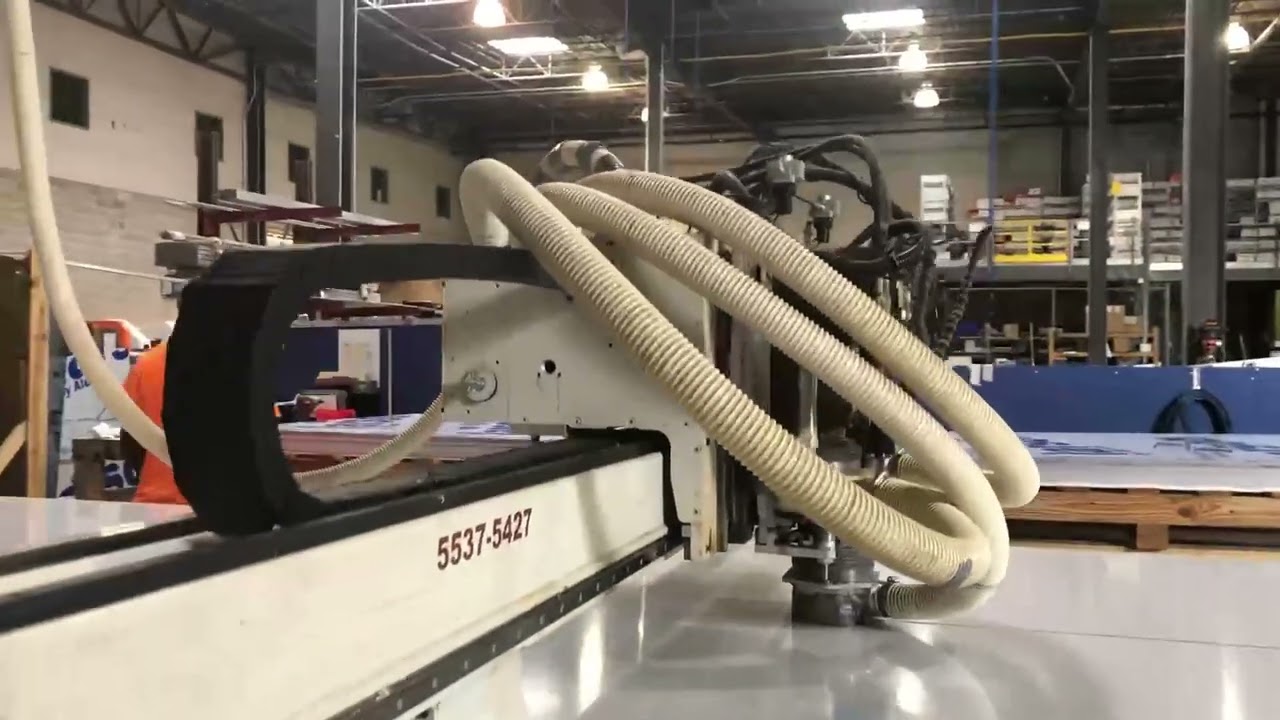 6' x 20' AXYZ Panel Builder 5018 CNC Router, 2016 - Extra Cutting