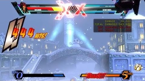 UMVC3: Akuma - 2,000,000+ Damage Combo (Solo/No X-Factor)