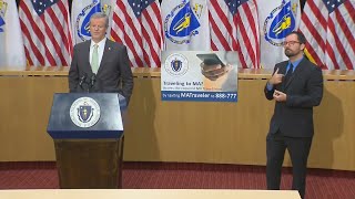 VIDEO NOW: Gov. Baker discusses travel restrictions for RI and Maine
