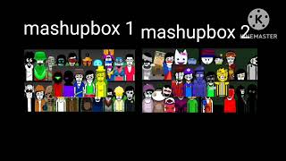 incredibox mashupbox v1 and v2 all sounds