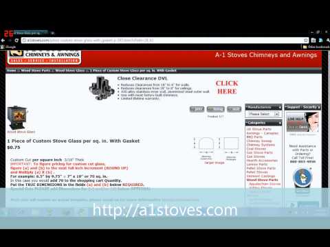 Ordering Custom Wood Stove Glass