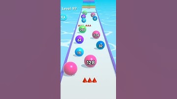 Ball Run 2048 Games Level 97 #shorts #viral #funny