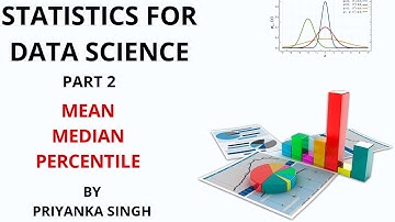 Mean, Median, Percentile | Statistics For Data Science | By Priyanka Singh | Part 2