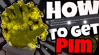 Secret Pim glove! + HOW TO GET | Slap Battles Roblox!