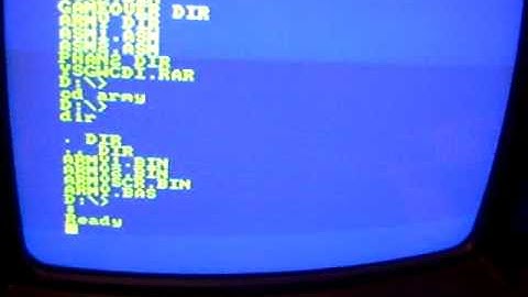 CPC USB loading a BAS file from pendrive and executing it!