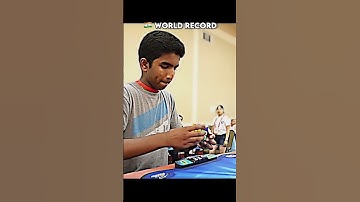 Pavan Ravindra solve cube 5.58 world record!🇮🇳