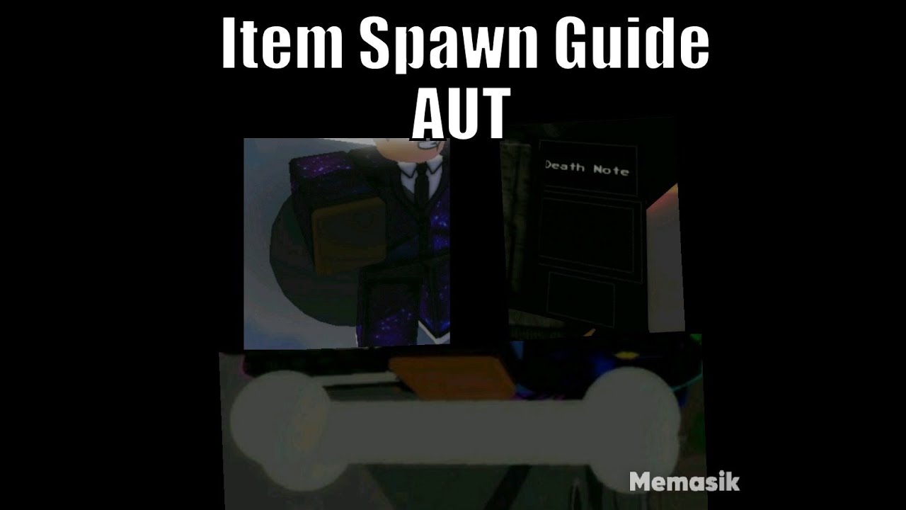 Items Spawn Guide(AUT) YouTube