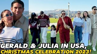GERALD ANDERSON AT JULIA BARRETTO, SA USA NAGPASKO! KASAMA ANG PAMILYA! PINAGUUSAPAN  NABA ANG KASAL? - YouTube