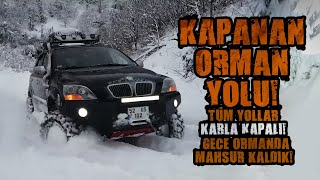 KAPANAN ORMAN YOLU | TÜM YOLLAR KARLA KAPALI | Yason Off-Road | Yıkım Ekibi