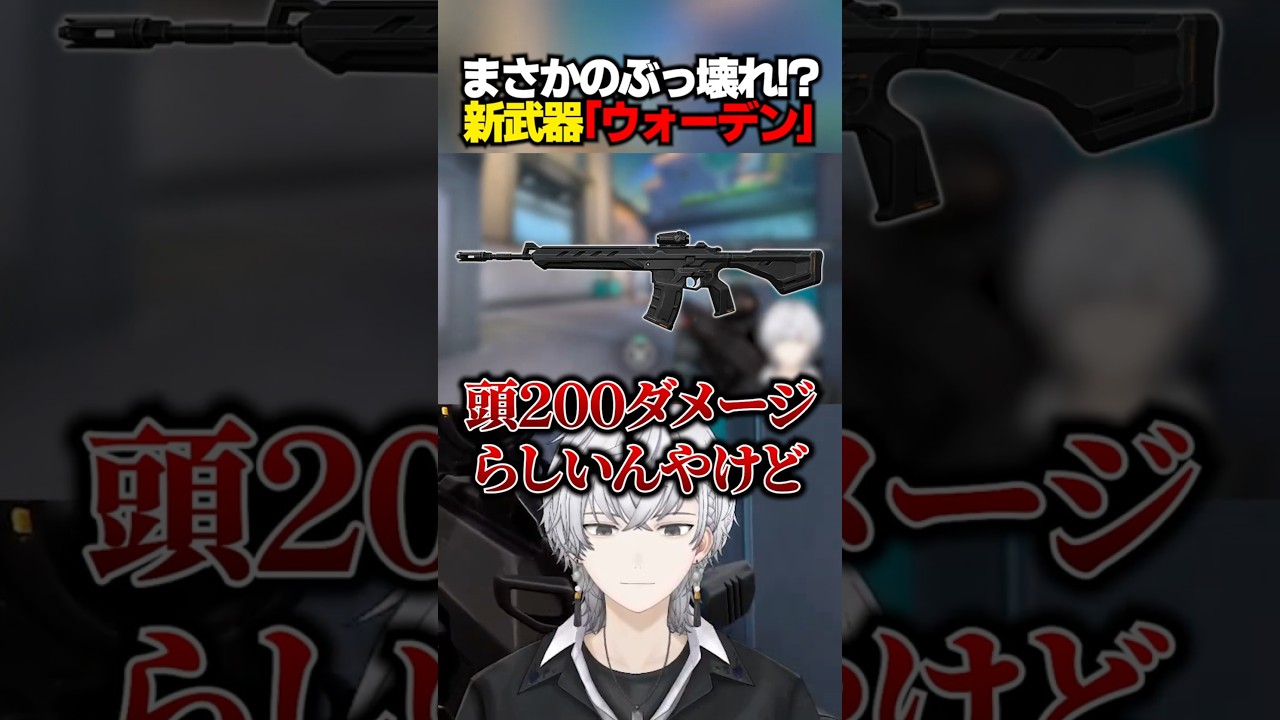 まさかのぶっ壊れ!?新武器「ウォーデン」が楽しみすぎる #ぽてぃー #valorant #valorantclips