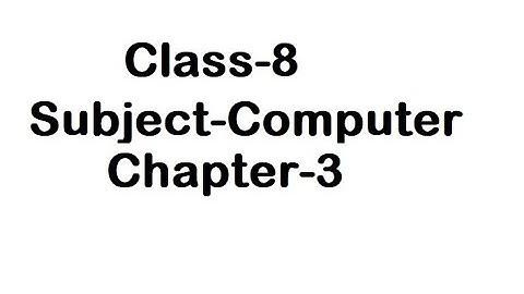 class-8th Chapter-3