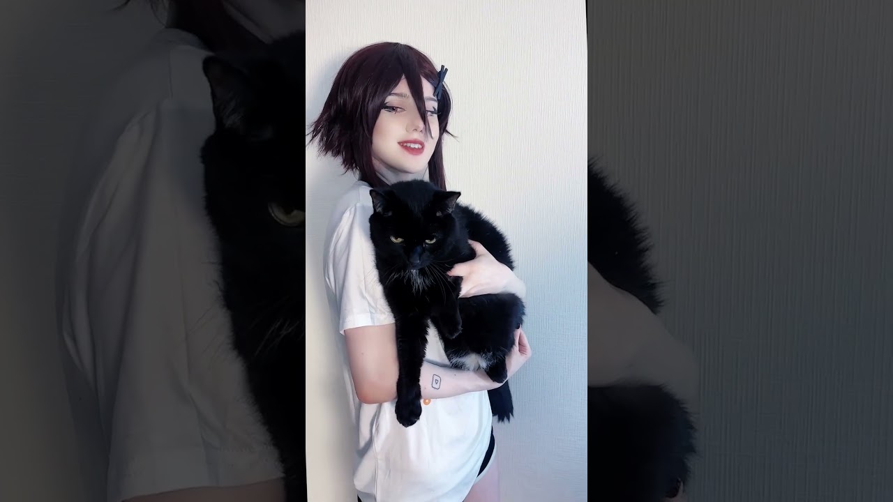 Cat & Megumin #cosplay #anime #cosplayer #konosuba #megumin