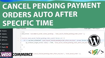 How to Cancel Payment Pending Orders Automatically After Specific Time in WooCommerce WordPress