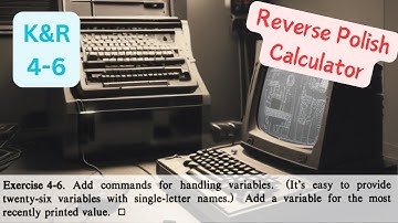 The C Programming Language K&R: 4-6 Solution Reverse Polish Calculator