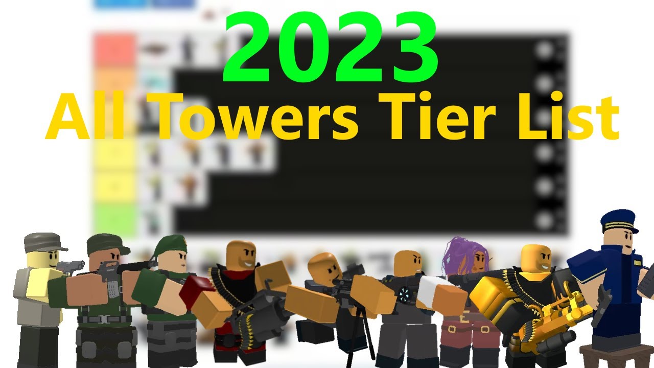 My tower defense simulator tier list (may be controversial with the golden  skins, but it is my opinion). Note - I am currently level 350. :  r/TDS_Roblox