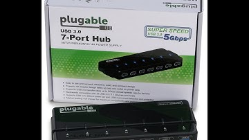 Plugable USB 3.0 7-Port Hub [Unboxing]