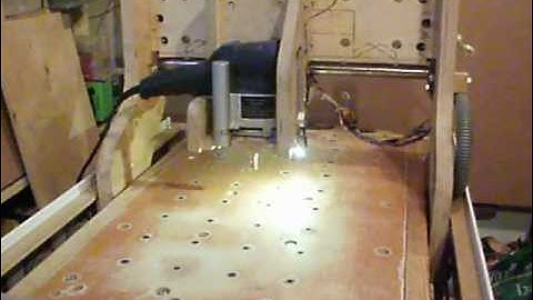 My Self-made CNC Router Belt Drive Test