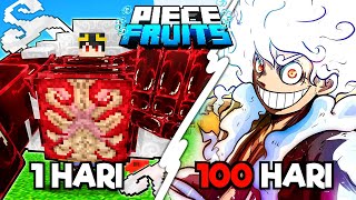 100 Hari di Minecraft One Piece 🔥✨ Dapetin Kekuatn Gear 5 & Lawan Gol D. Roger😱