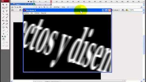 Flash Animacion De Texto Tutorial