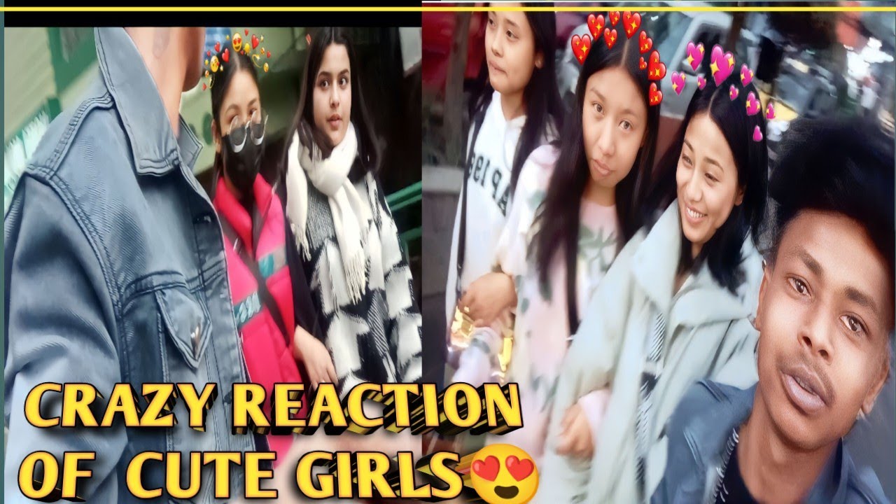 girl.s crazy reaction😍 || singing prank on cute girl || 