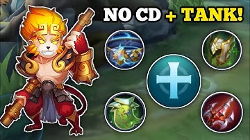 TANK SUN, NO COOLDOWN IS BROKEN! (must try!💀) SUN BEST BUILD -MLBB
