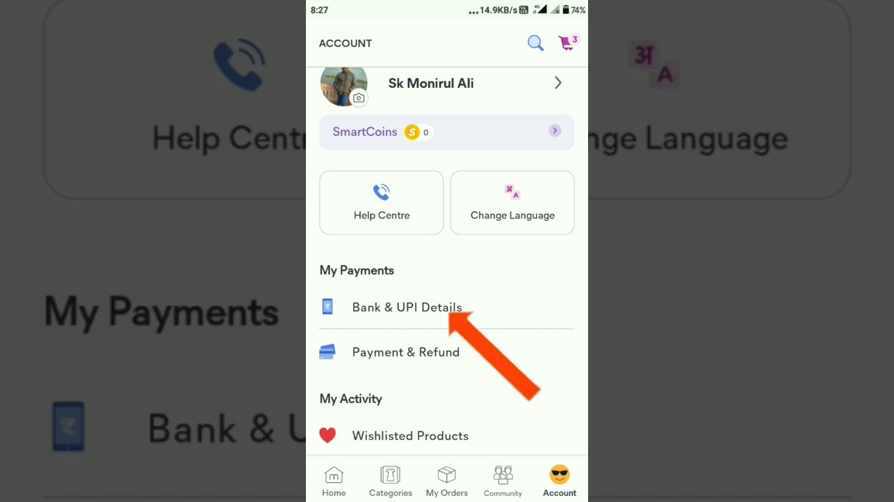 Meesho pe bank account details kaise add kare.how to add bank account meesho
