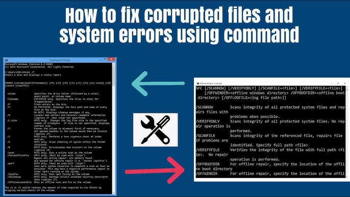 Use the System File Checker tool to repair missing or corrupted