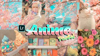 Anime preset-  pastel anime inspired lightroom preset tutorial and free dng | Chryzleen pineda