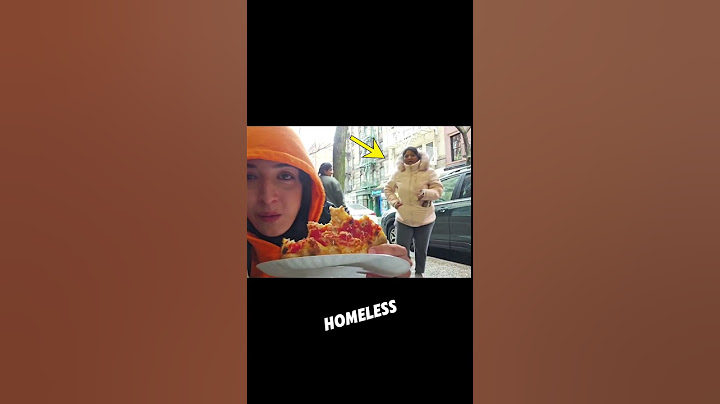 She wasn't Homeless Just Hungry 🤣