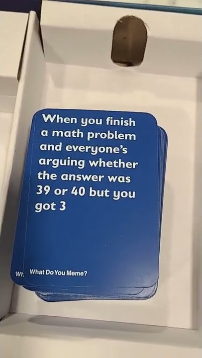 WHAT DO YOU MEME? Family Edition - The Best in Family Card Games for Kids  and Adults