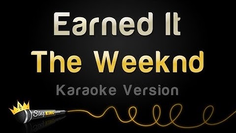The Weeknd - Earned It (Karaoke Version)