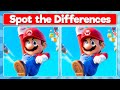 Spot the differences super mario bros movie