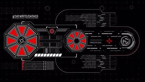 Data HUD Interface Stock Motion Graphics
