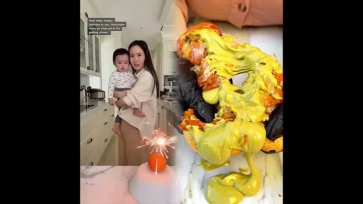How did she know the orange would do that #MomsOfTikTok #FirstBirthday #OrangeHack
