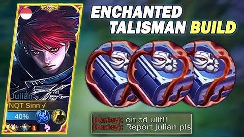 NEW META BUILD ENCHANTED TALISMAN !! BEST BUILD & COMBO JULIAN MOBILE LEGEND BANG BANG
