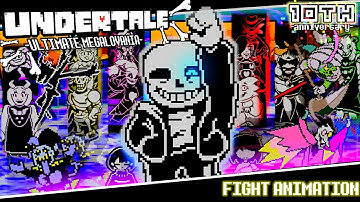 Undertale 10th Anniversary - Ultimate Megalovania (Fight Animation)