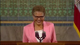 Los Angeles Mayor Karen Bass delivers State of the City address