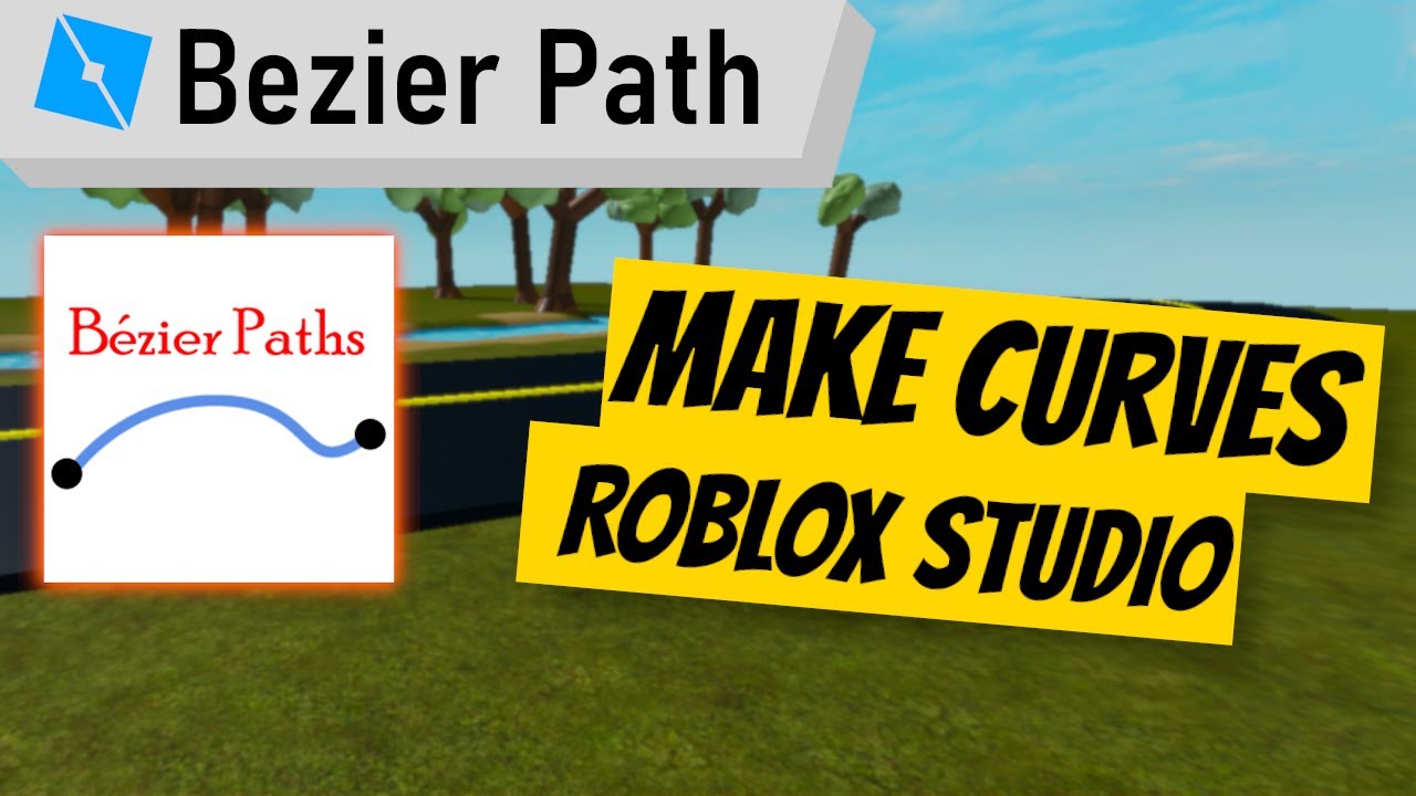 Create Curves In Roblox Studio Using The Bezier Path Plugin Roblox Studio Tutorial Youtube - how to make curved block in roblox