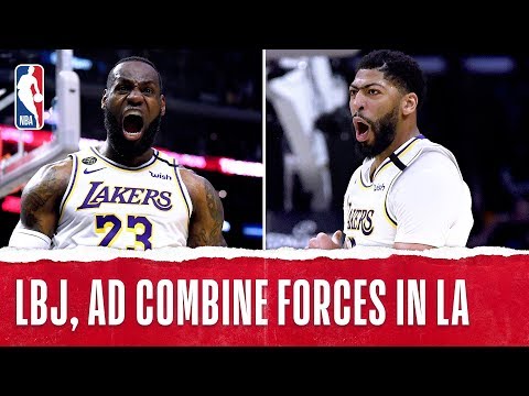 LeBron & AD Combine For 58 PTS In Battle Of LA!