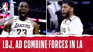 Lebron & Ad Combine For 58 Pts In Battle Of La