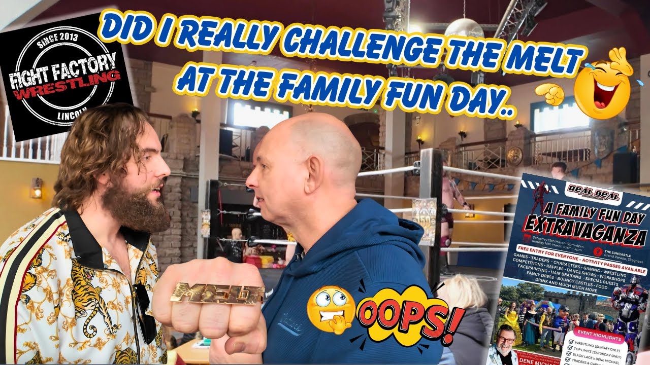 Whoops I think i am in Trouble. At the Family Fun Day EXTRAVAGANZA - SKEGNESS