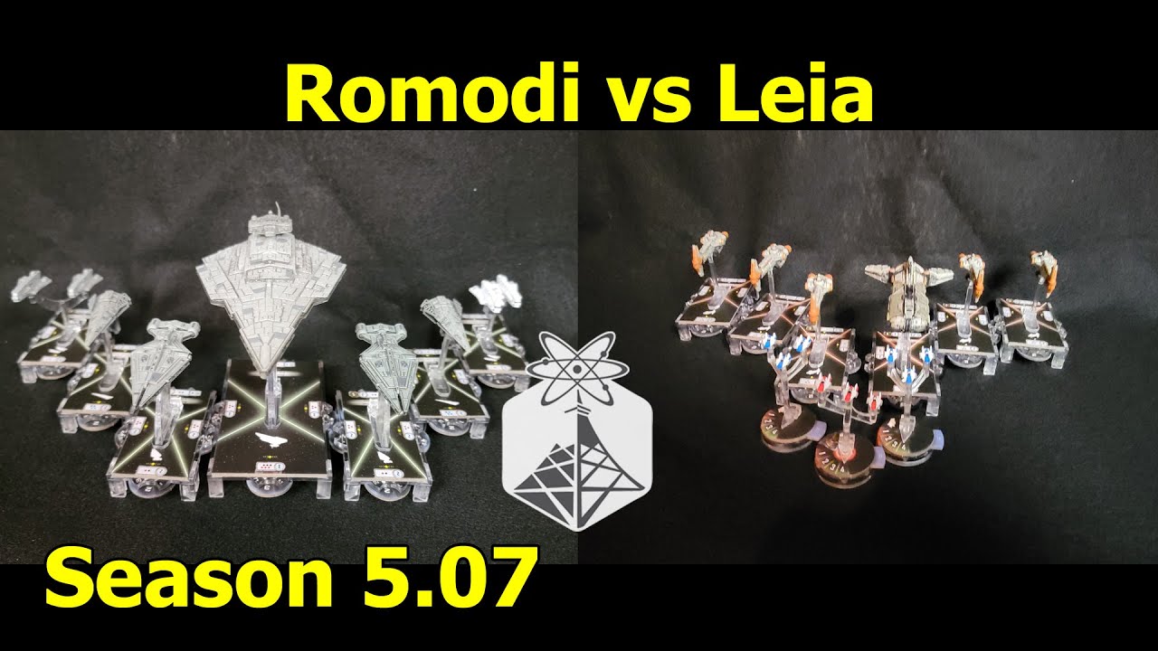 Star Wars Armada "Exhaustive Resources" Romodi vs Leia ION Radio Battle Report YouTube