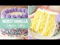 Moist vanilla layer cake