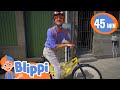 Blippi Explores Tenino City on His Bicycle | BLIPPI | Super Kids Cartoons &amp; Songs | MOONBUG KIDS
