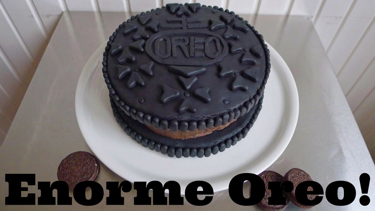 Recept Voor Een Enorme Reuze Oreo Van Taart! - Bakken Met Bastaart - Youtube