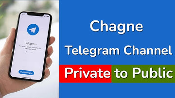 How to change Telegram channel from private to public? (Android)