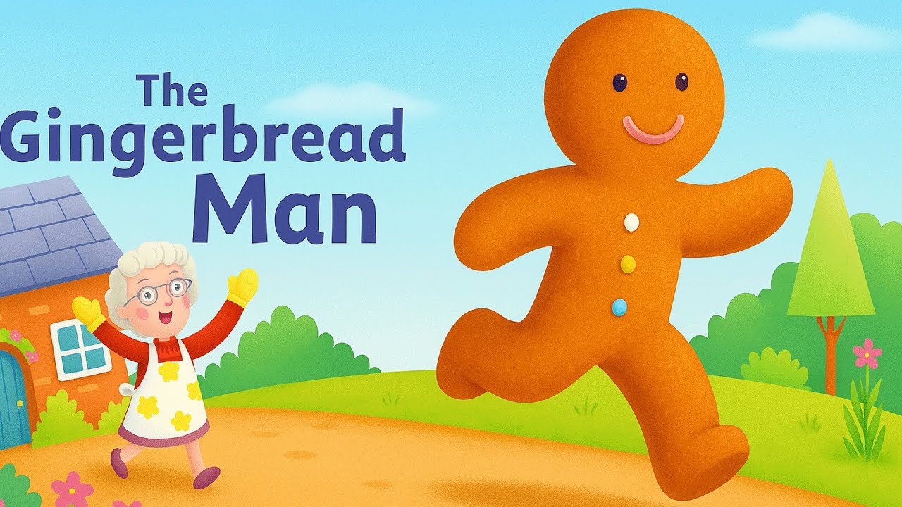 Gingerbread Man Rizzy The Gingerbread Man Full Story for Kids - YouTube